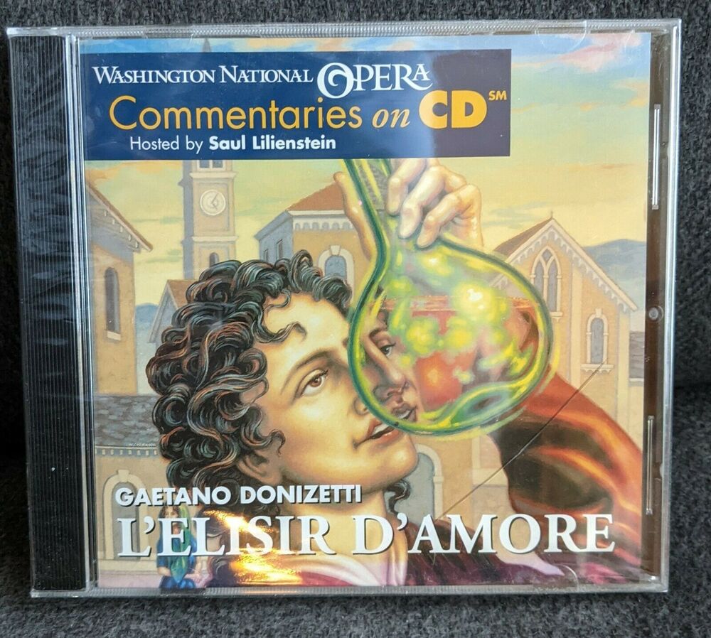 NEW Washington National Opera Commentaries L'Elisir D'Amore - Donizetti CD